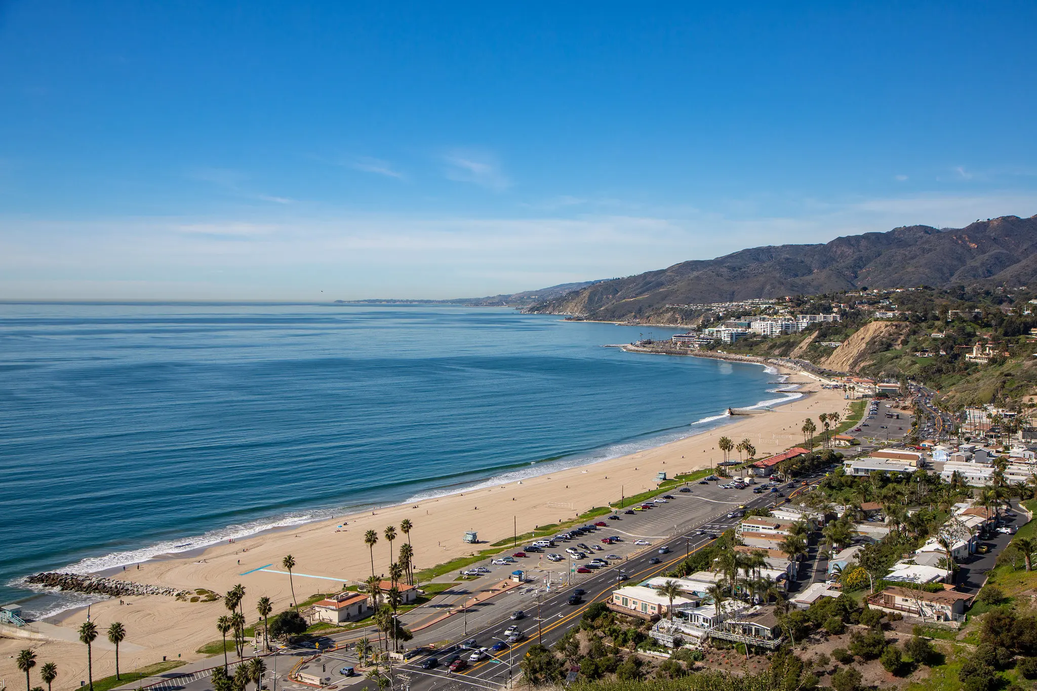 Pacific Palisades California coastline
